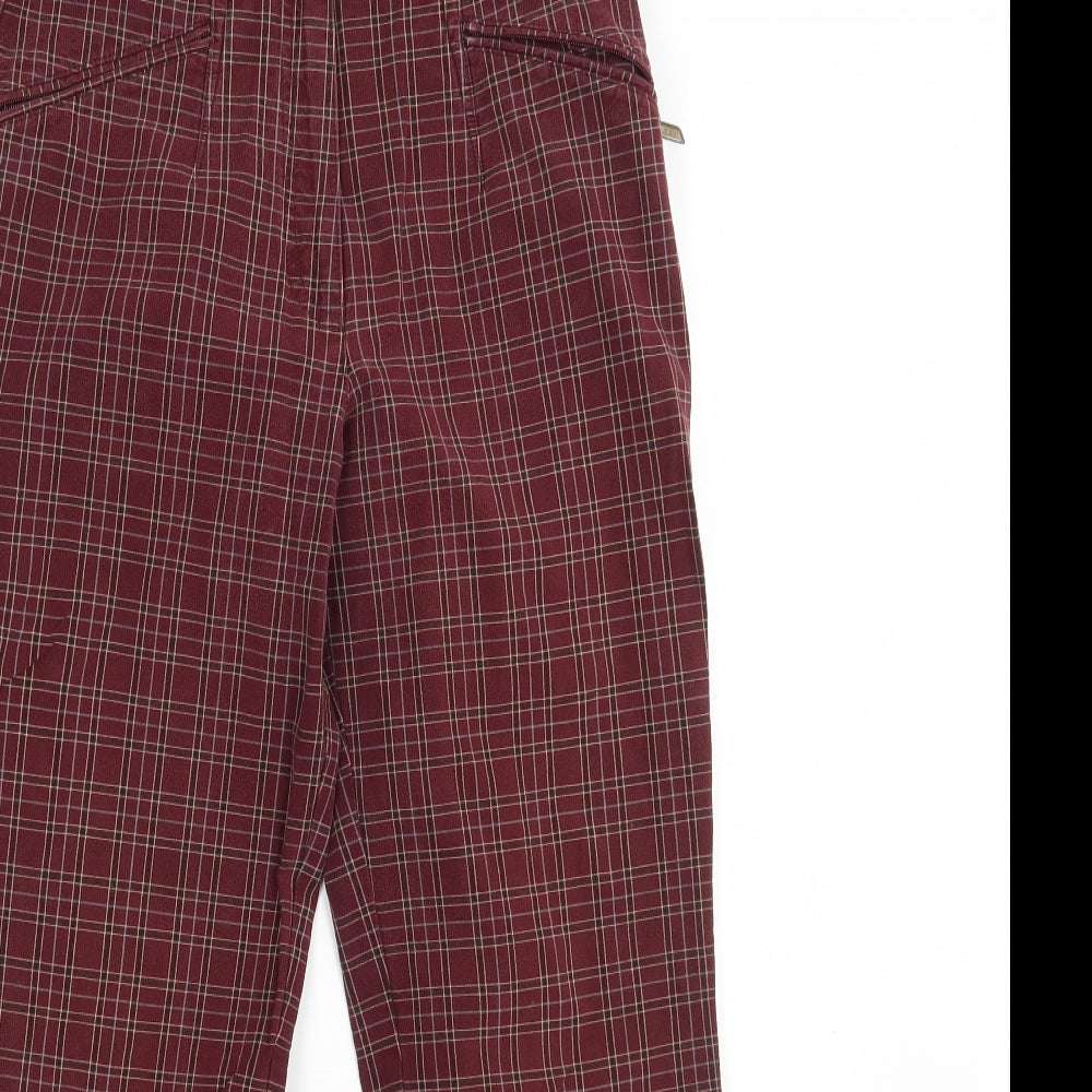 Zaffiri Womens Red Camouflage Denim Trousers  Size 26 in L27 in