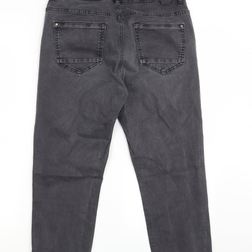 Sandwich Womens Grey  Denim Straight Jeans Size 12 L22 in - Cropped
