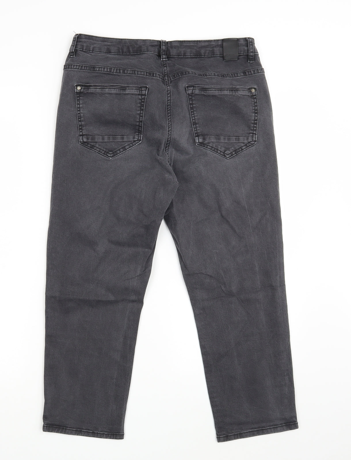 Sandwich Womens Grey  Denim Straight Jeans Size 12 L22 in - Cropped