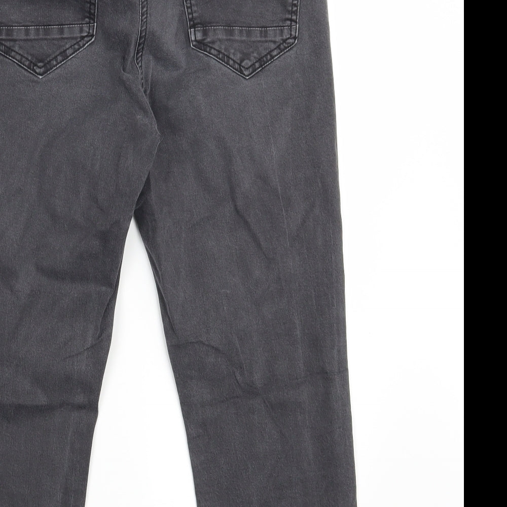 Sandwich Womens Grey  Denim Straight Jeans Size 12 L22 in - Cropped