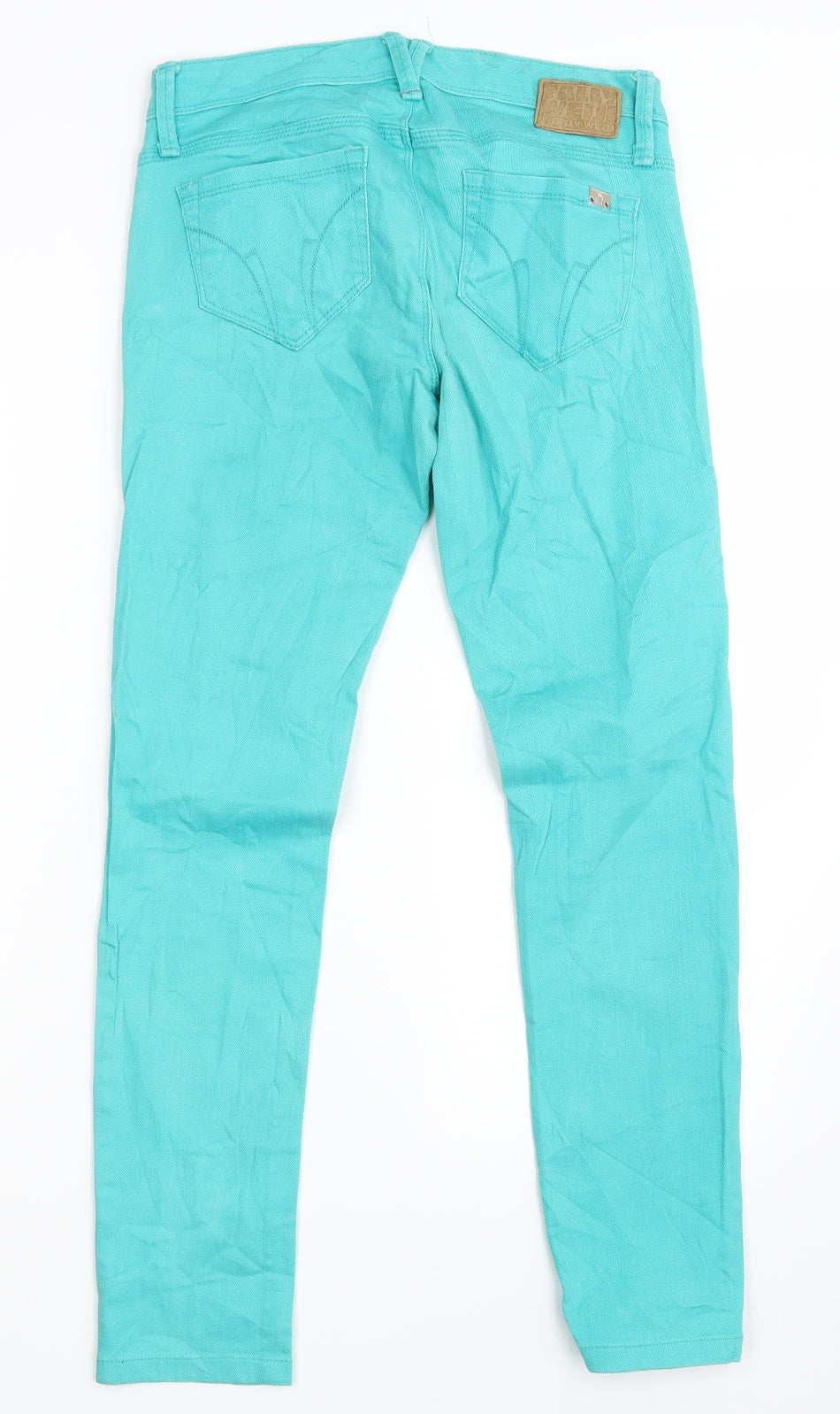 TALLY WEiJL Womens Green  Denim Skinny Jeans Size 8 L27 in