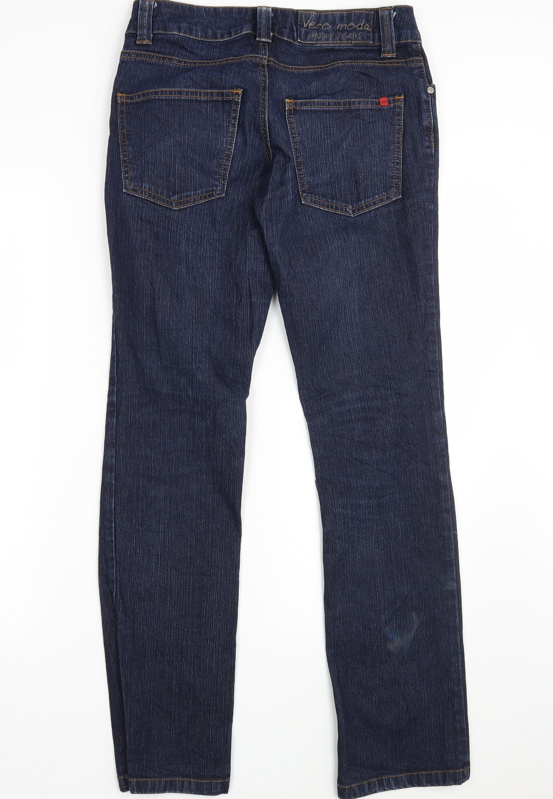 VERO MODA Womens Blue  Denim Straight Jeans Size 30 in L32 in