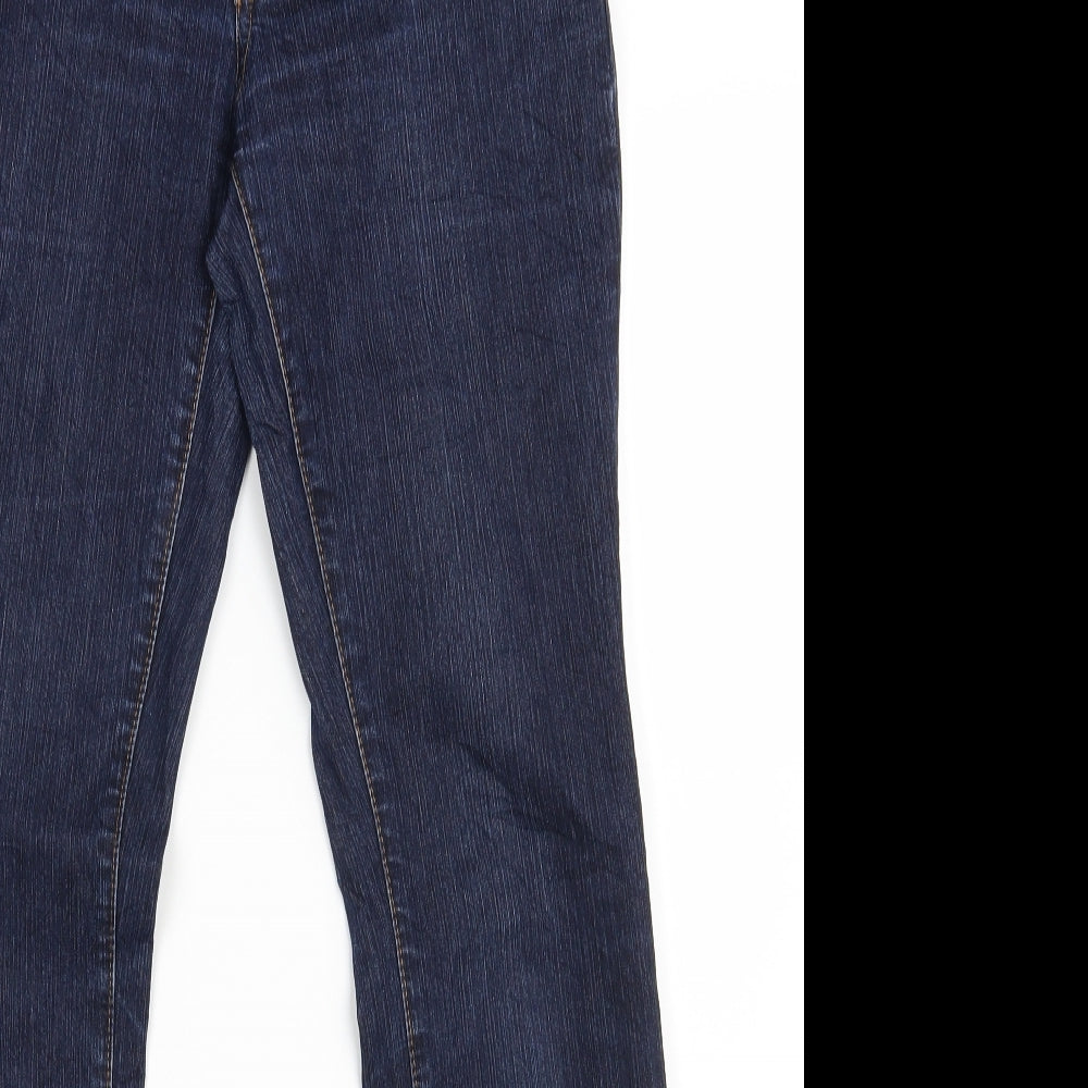 VERO MODA Womens Blue  Denim Straight Jeans Size 30 in L32 in