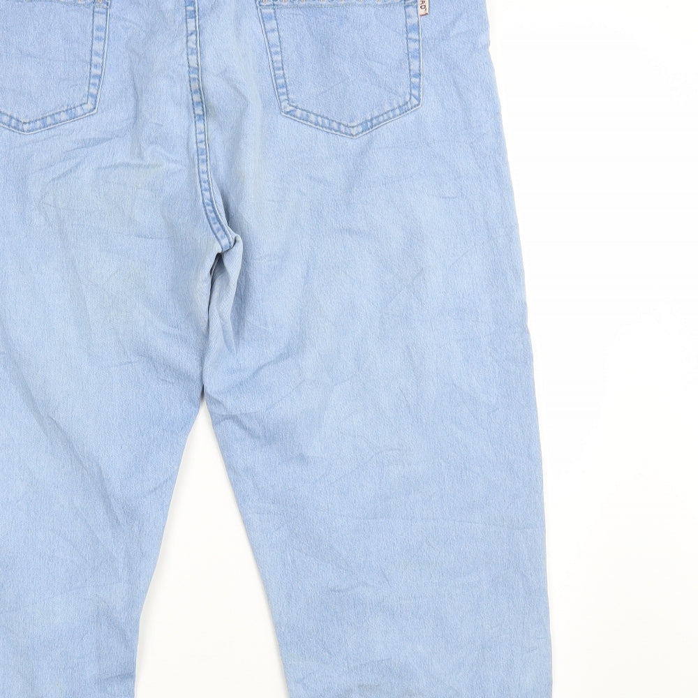 J & G Jeans Womens Blue  Denim Cropped Jeans Size 18 L22 in