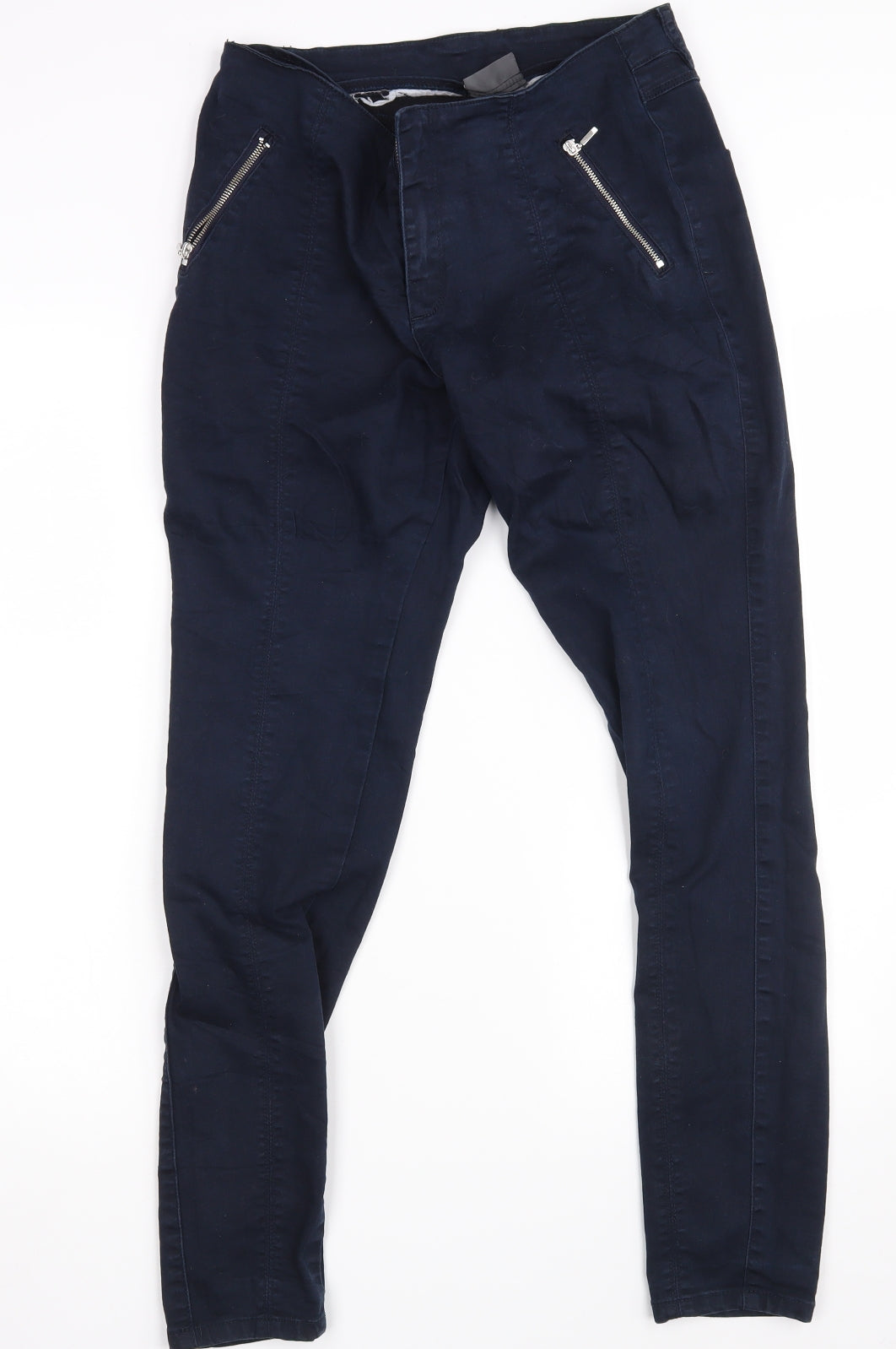 Yessica C&A   Womens Blue  Denim Straight Jeans Size 10 L28 in