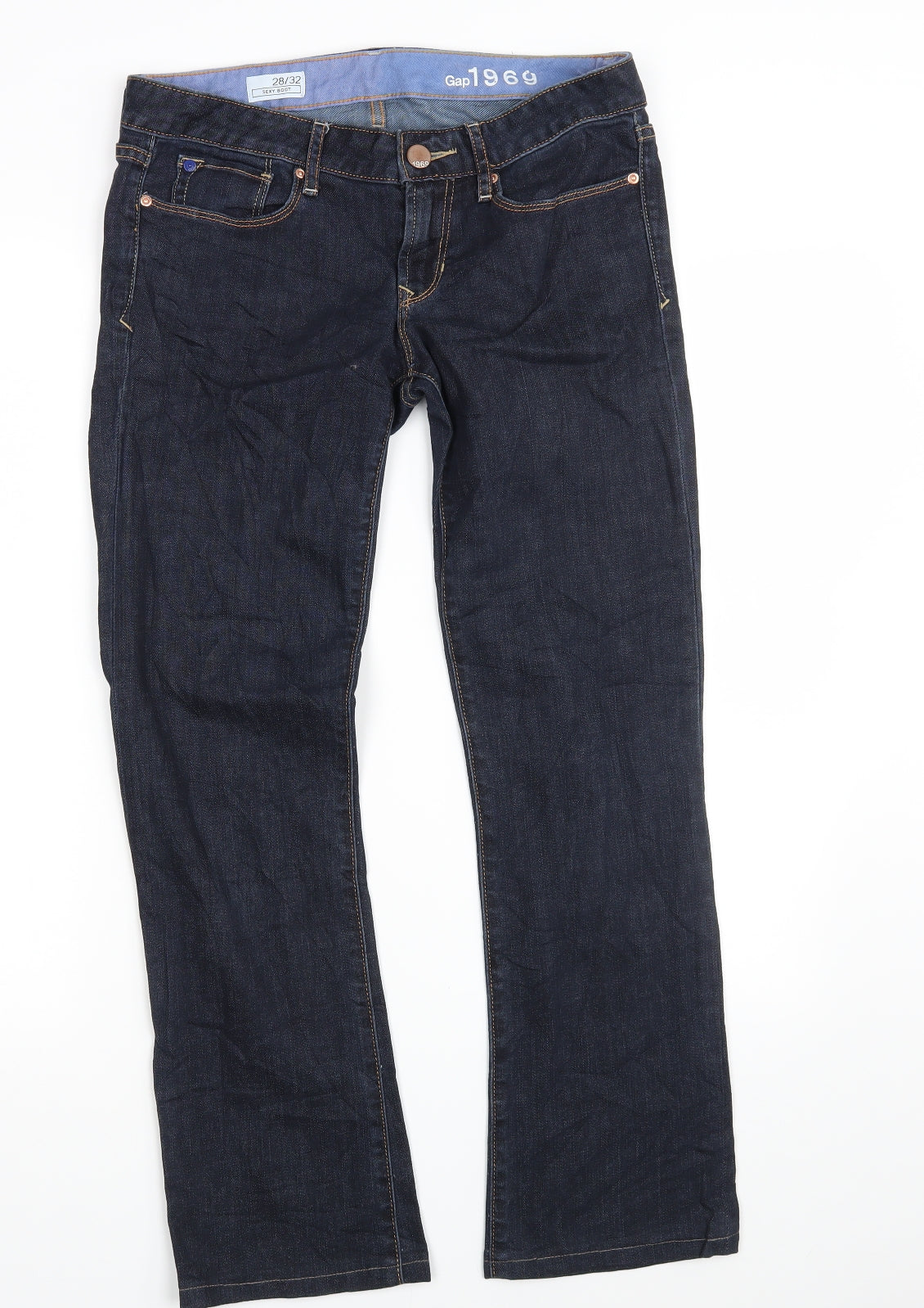 Gap Womens Blue  Denim Bootcut Jeans Size 32 in L28 in