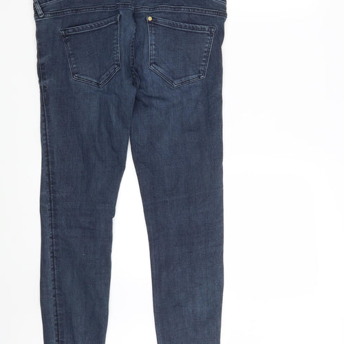 H&M Womens Blue  Denim Mom Jeans Size 8 L30 in