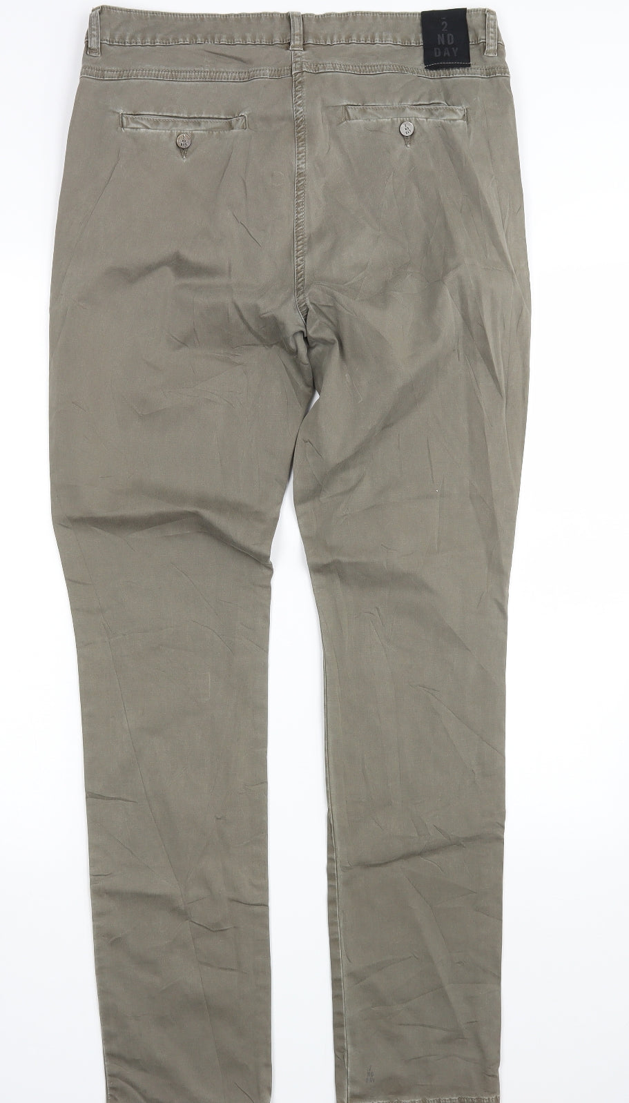 2nd Day Mens Beige  Denim Straight Jeans Size 32 in L32 in