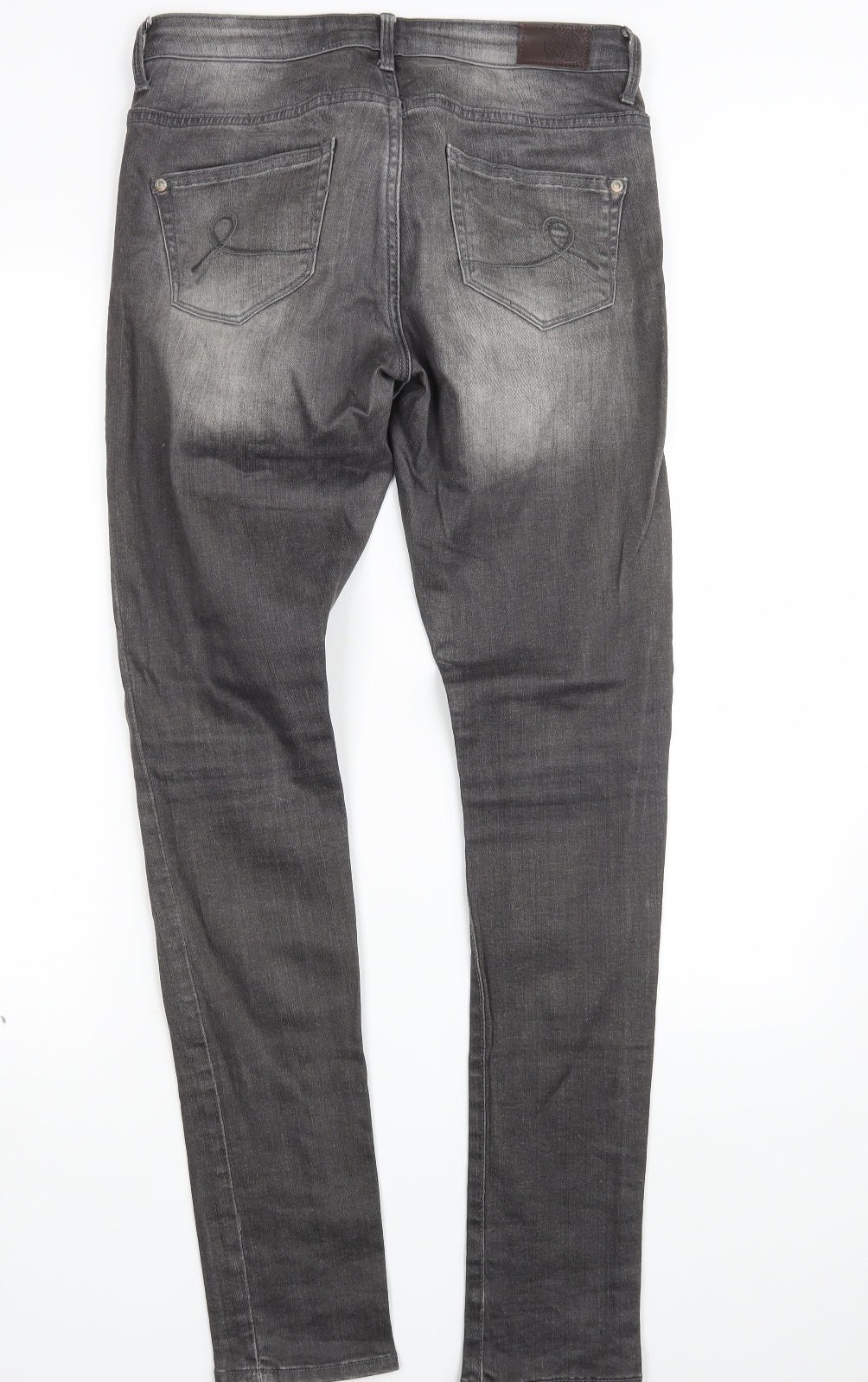 Cherokee Womens Grey  Denim Skinny Jeans Size 10 L31 in