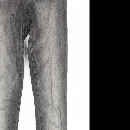 Cherokee Womens Grey  Denim Skinny Jeans Size 10 L31 in