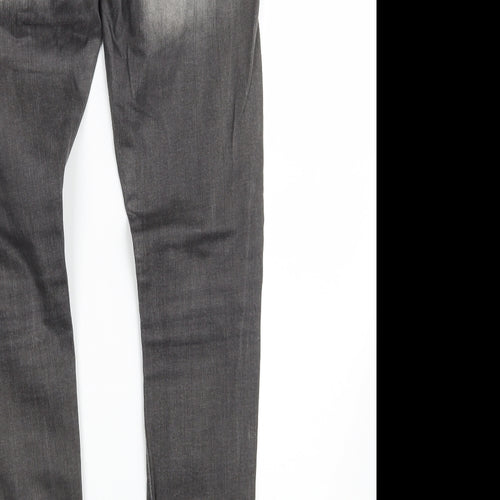 Cherokee Womens Grey  Denim Skinny Jeans Size 10 L31 in