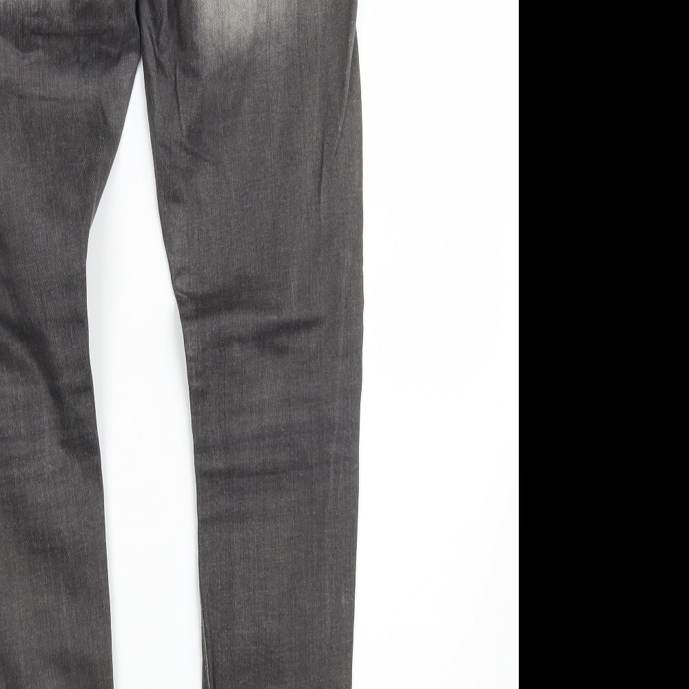 Cherokee Womens Grey  Denim Skinny Jeans Size 10 L31 in
