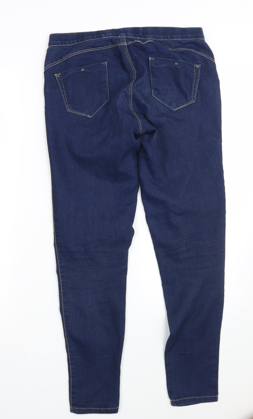 Denim Co. Womens Blue  Denim Jegging Jeans Size 8 L29 in