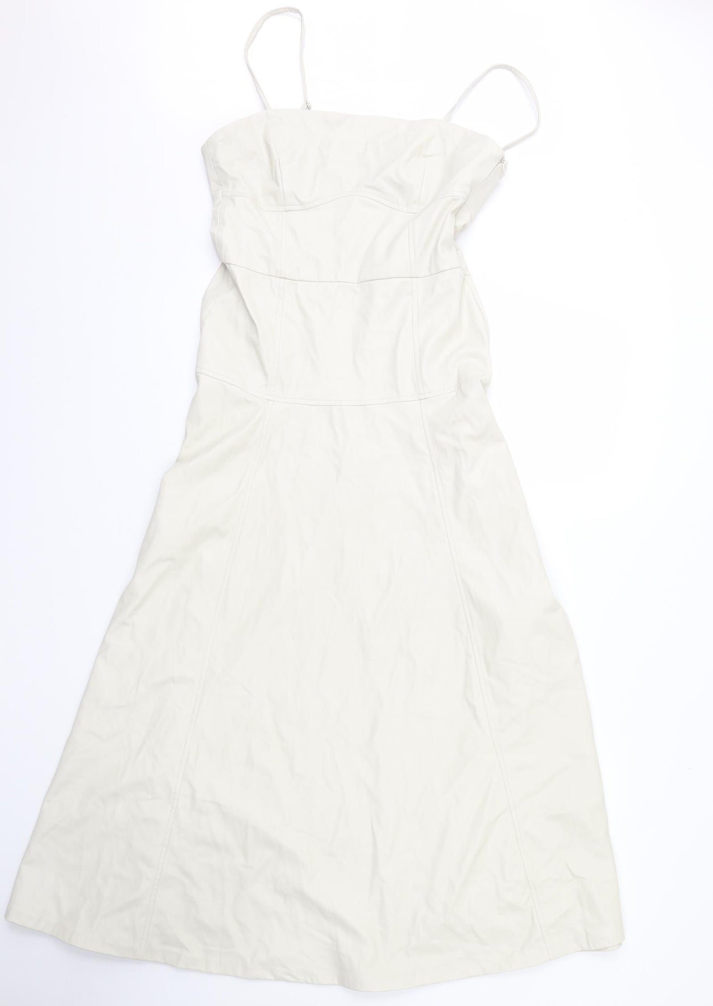 Zara Womens Ivory   Maxi  Size M