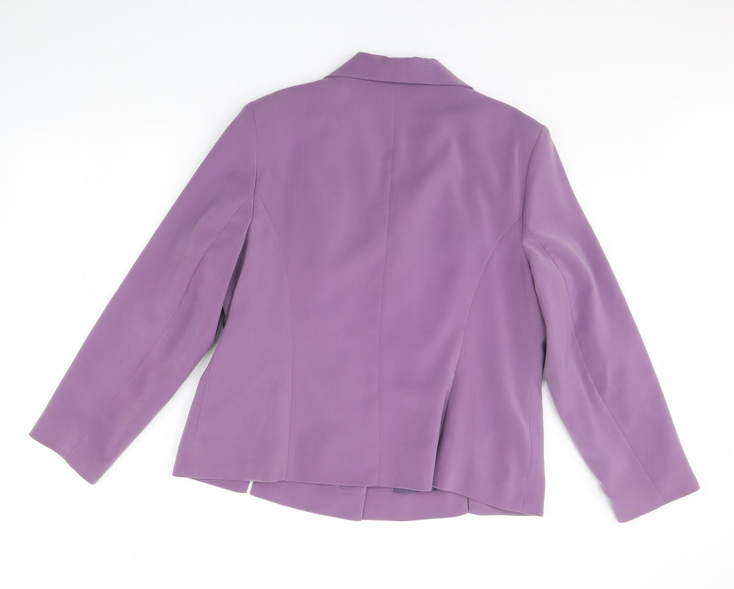 Preworn Womens Purple   Jacket Blazer Size 20