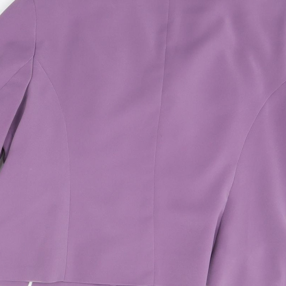 Preworn Womens Purple   Jacket Blazer Size 20