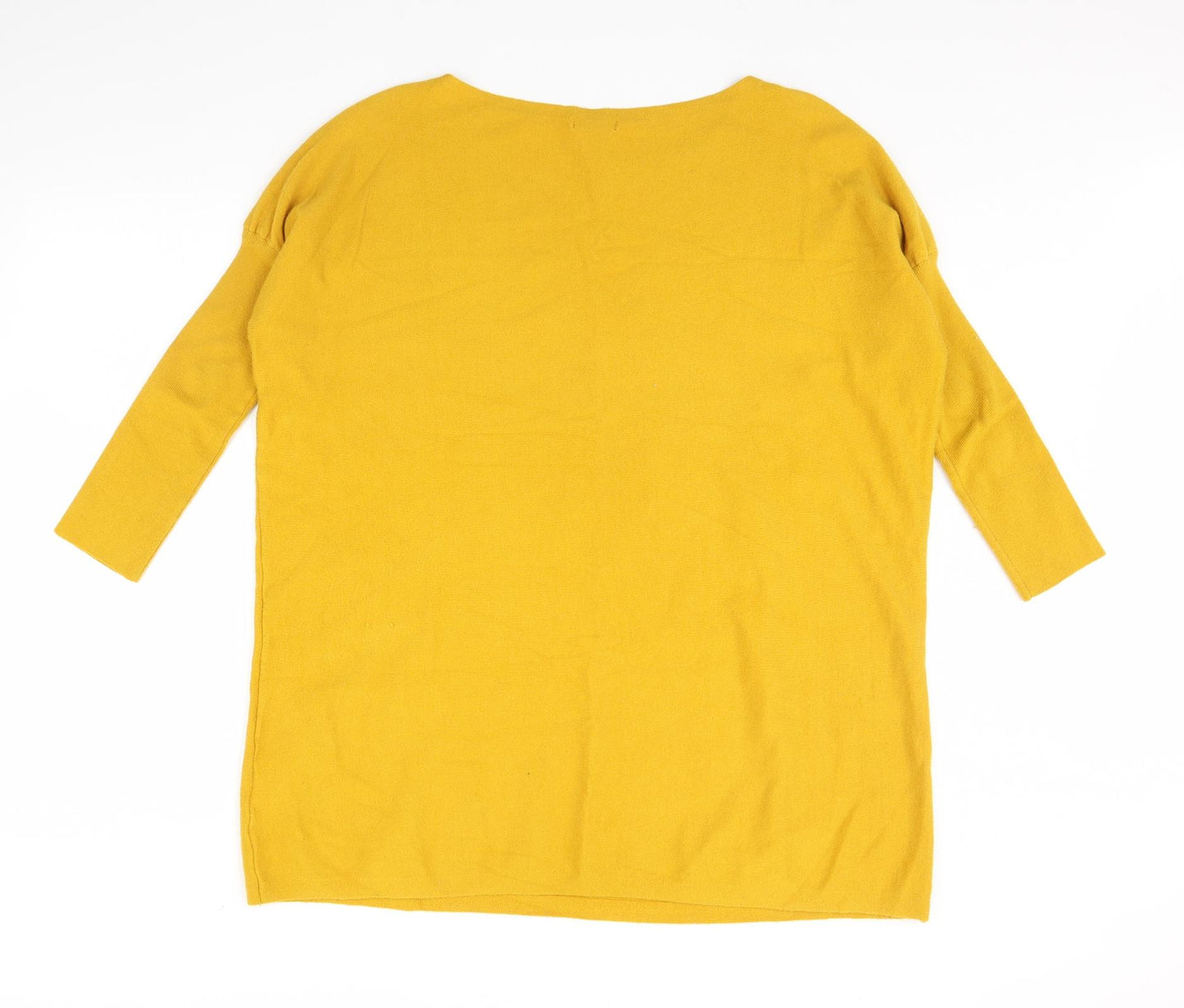 Roman Womens Yellow   Pullover Jumper Size M