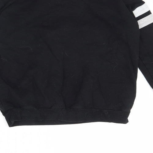 M&S Girls Black   Pullover Jumper Size 13 Years