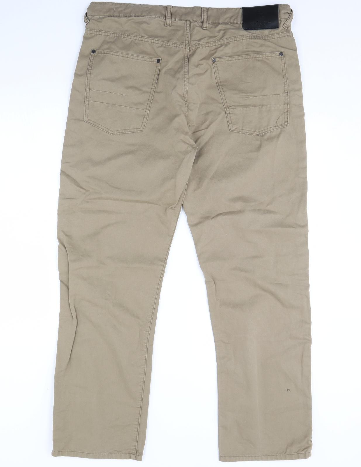 Jeff Banks Mens Beige   Straight Jeans Size 38 L30 in