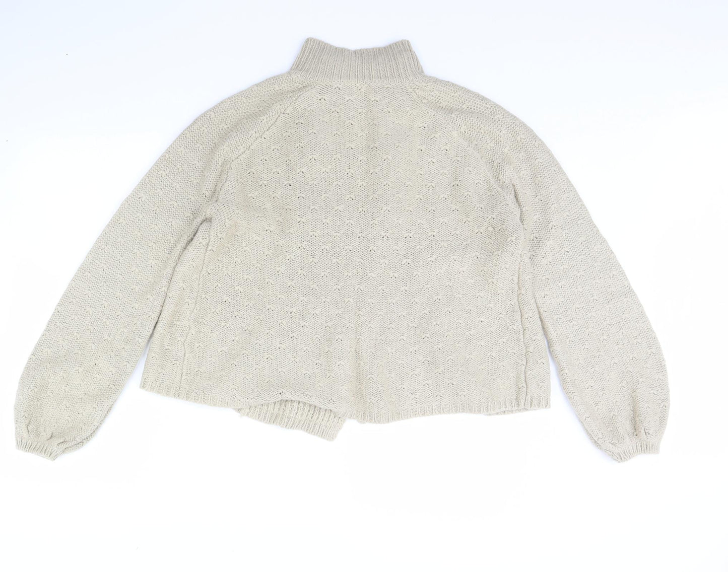 South Womens Beige   Cardigan Jumper Size 14