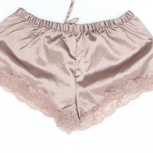 Boux Avenue Womens Pink Solid  Cami Pyjama Pants Size 6