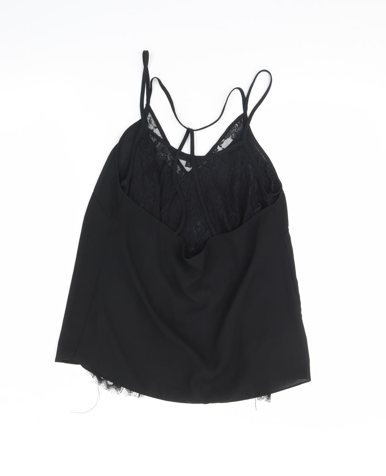 River Island Womens Black   Basic Tank Size 10