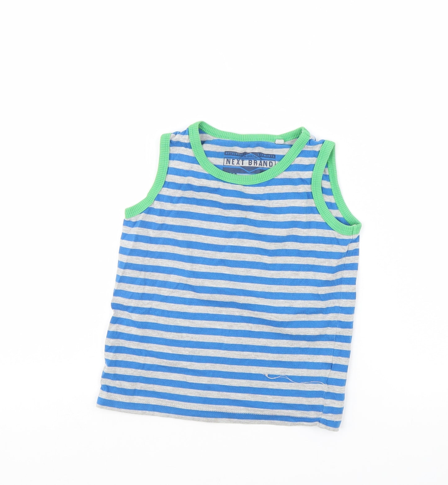 NEXT Boys Blue Striped  Basic Tank Size 3 Years