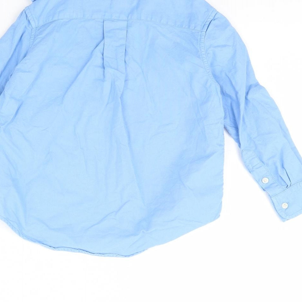 Ralph Lauren Boys Blue   Basic Button-Up Size 3 Years