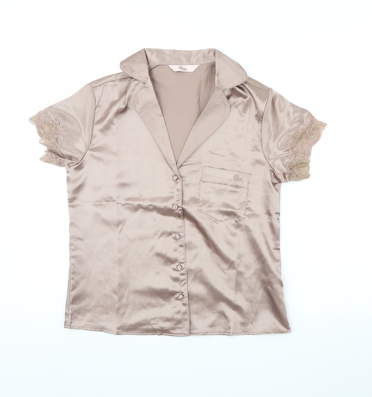 Boux Avenue Womens Pink Solid  Cami Pyjama Top Size 6