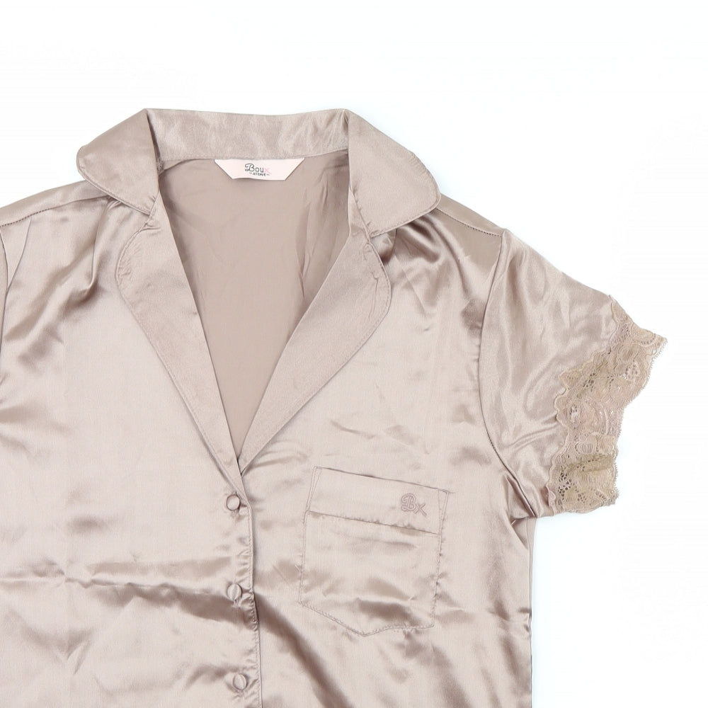 Boux Avenue Womens Pink Solid  Cami Pyjama Top Size 6