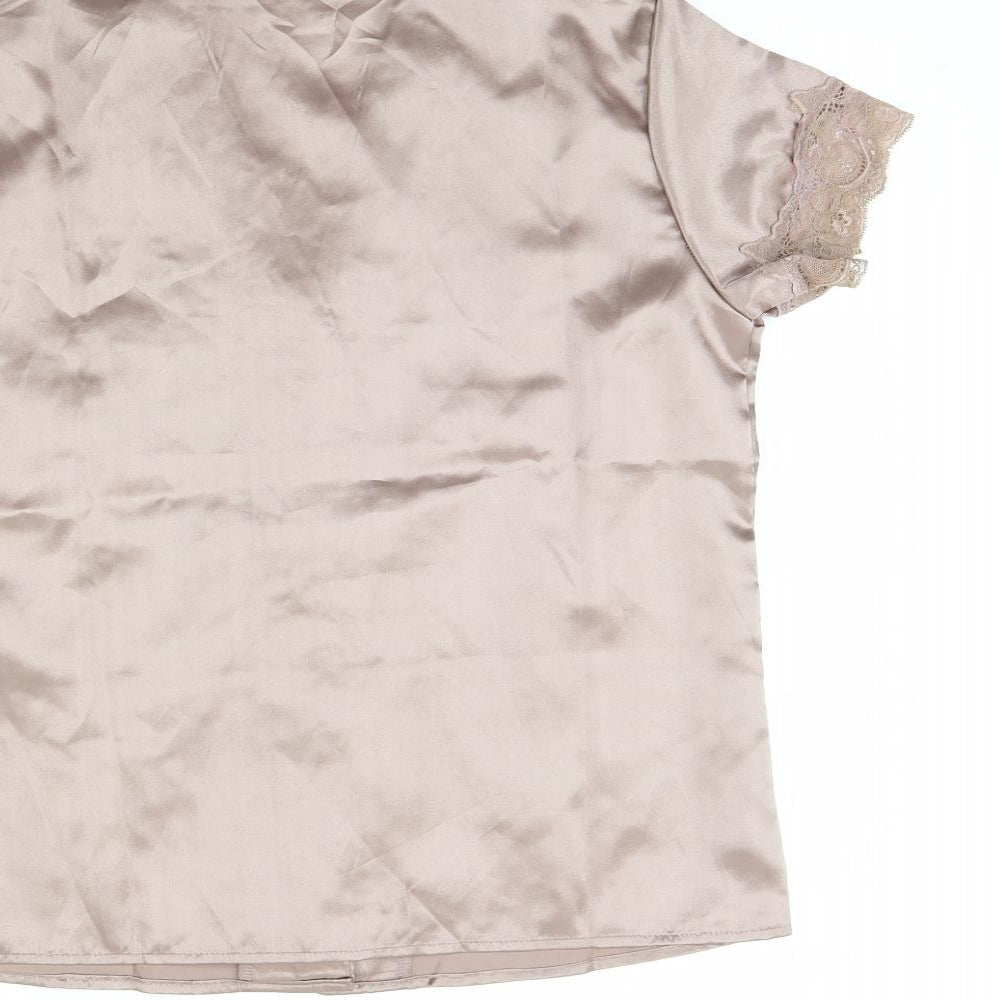 Boux Avenue Womens Pink Solid  Cami Pyjama Top Size 6