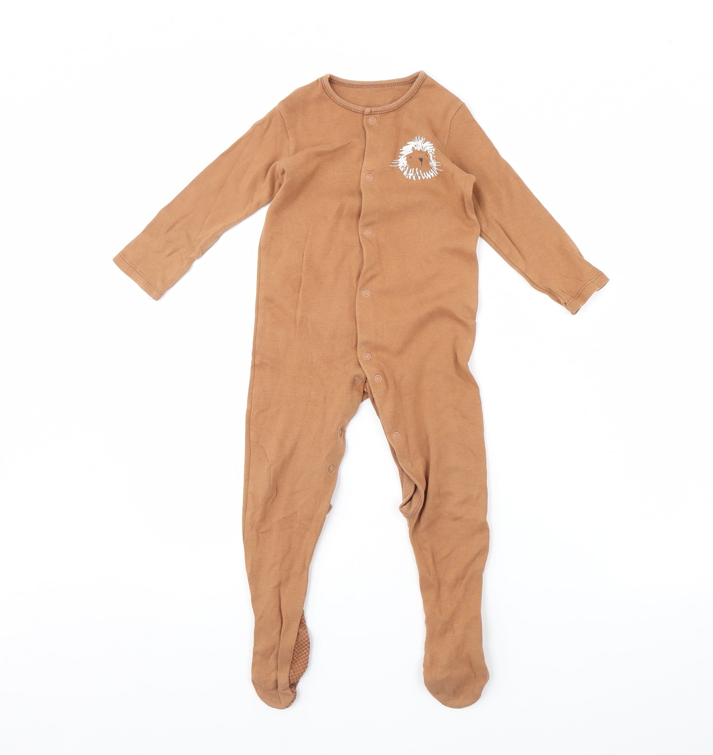 George Baby Brown   Babygrow One-Piece Size 18 Months