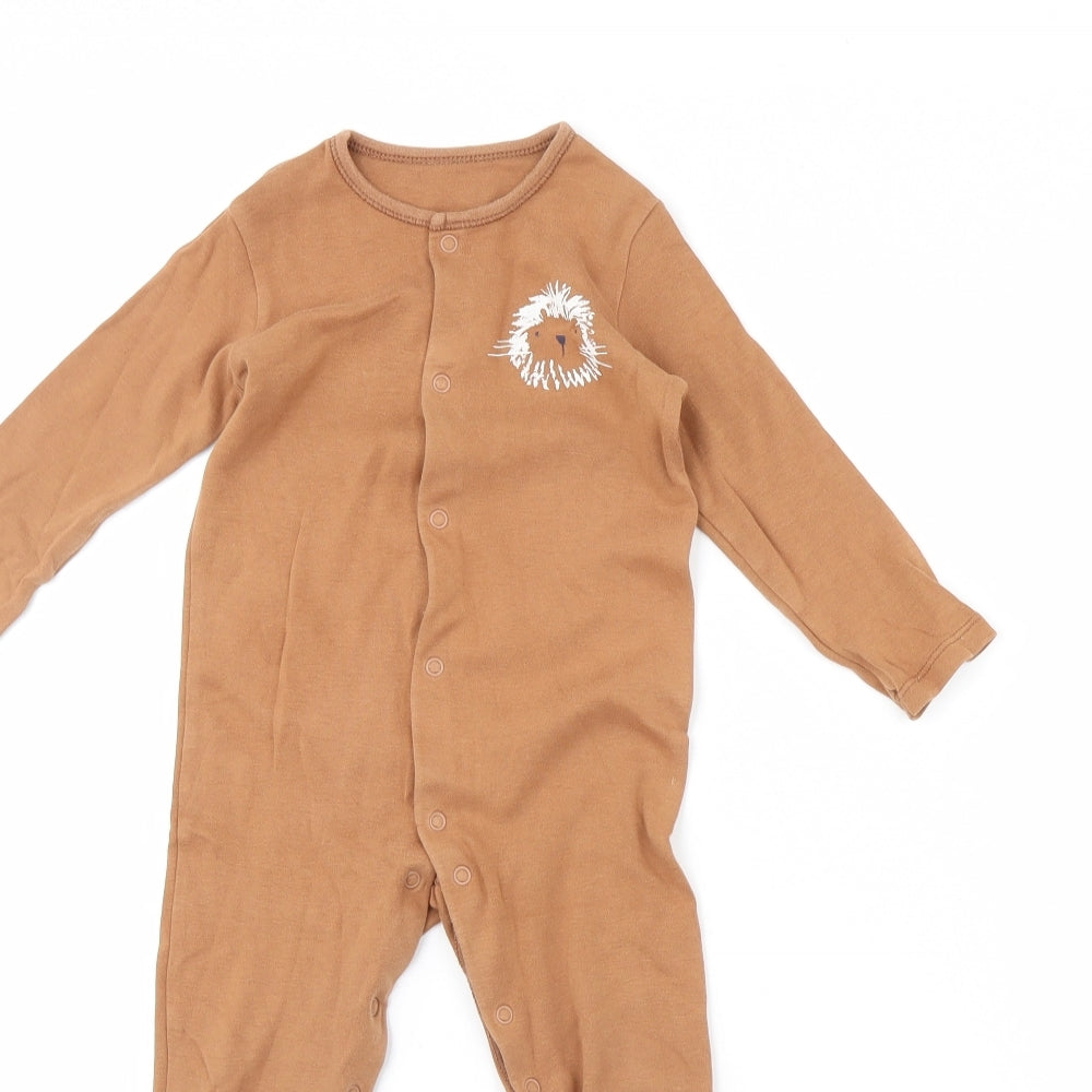 George Baby Brown   Babygrow One-Piece Size 18 Months