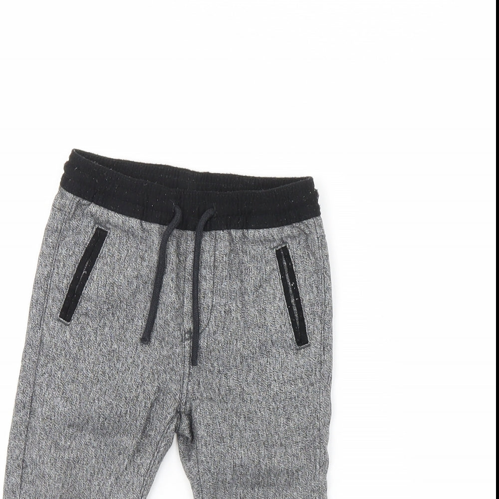 Preworn Baby Grey   Jogger Trousers Size 9 Months