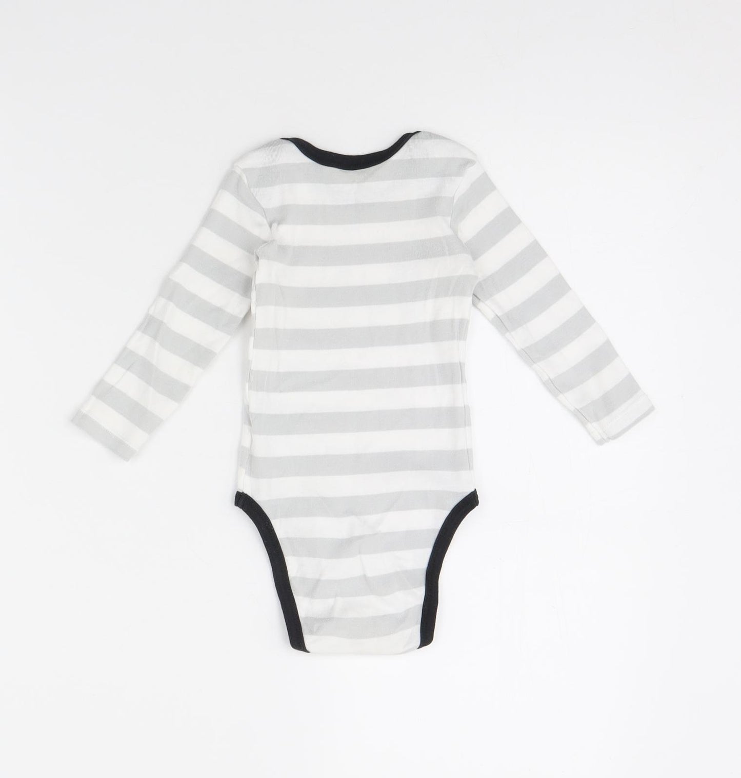 TEX Baby White Striped  Babygrow One-Piece Size 18 Months  - King