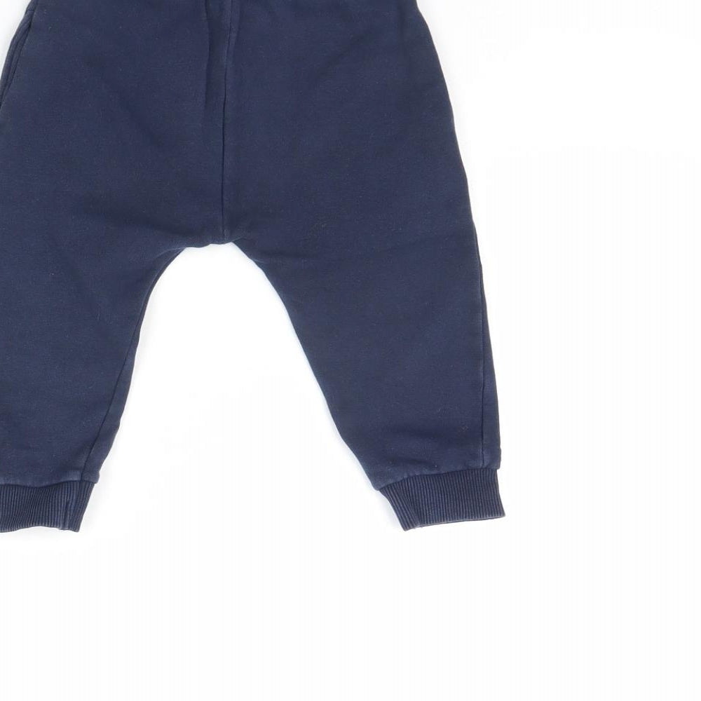 Preworn Baby Blue   Jogger Trousers Size 12 Months