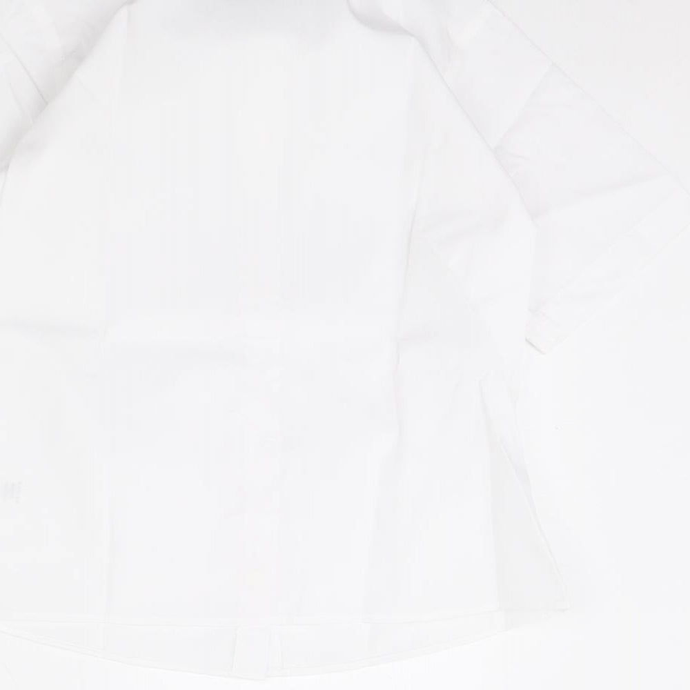 TU Girls White   Basic Button-Up Size 9 Years  - school