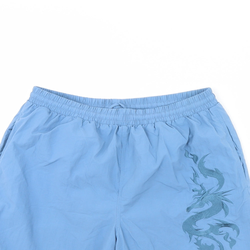 Easy Mens Blue   Bermuda Shorts Size M