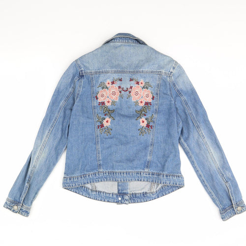 TU Womens Blue  Denim Jacket  Size 10