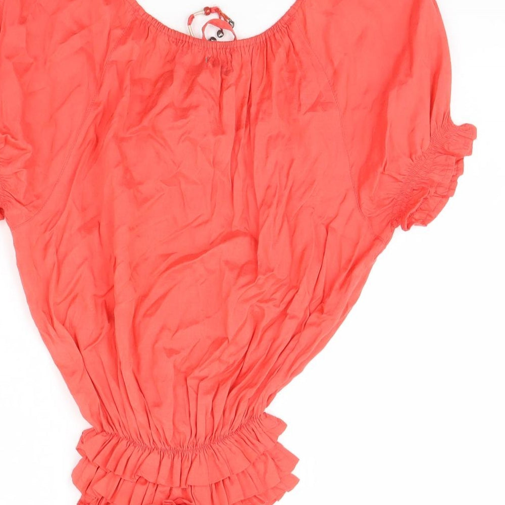 River Island Womens Pink   Basic Blouse Size 8