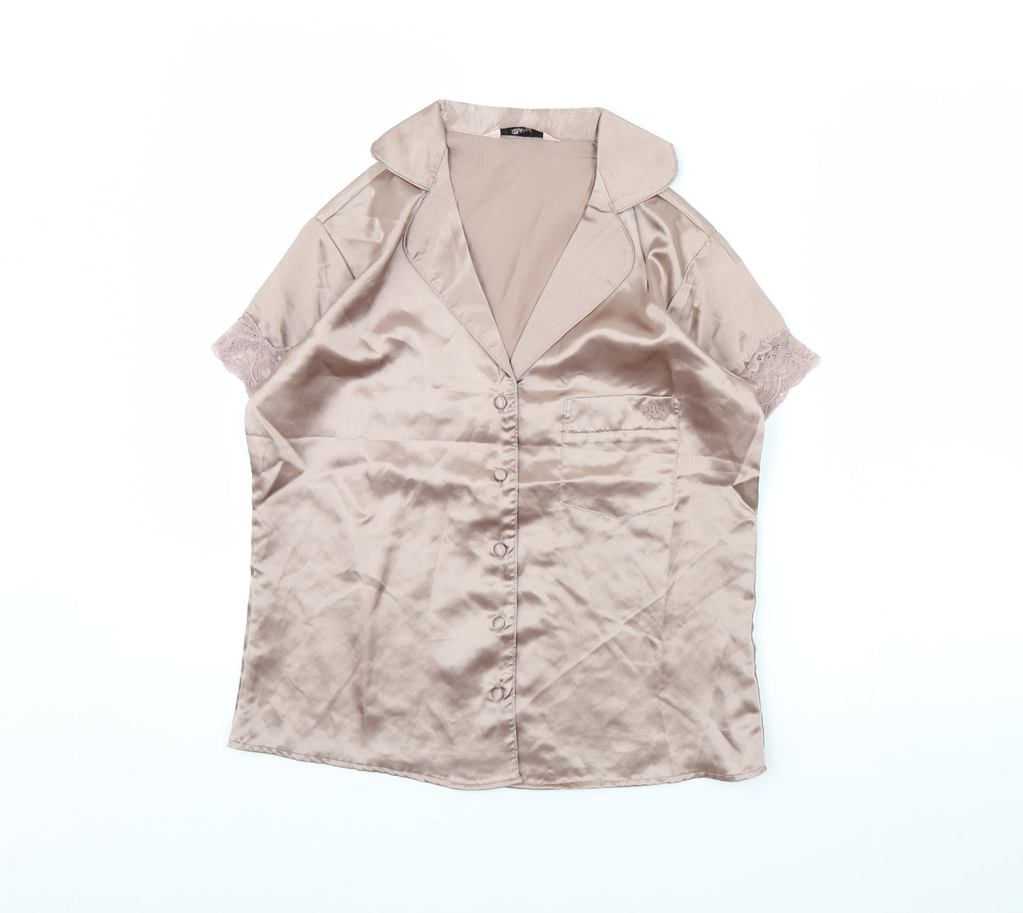 Boux Avenue Womens Brown Solid  Cami Pyjama Top Size 6