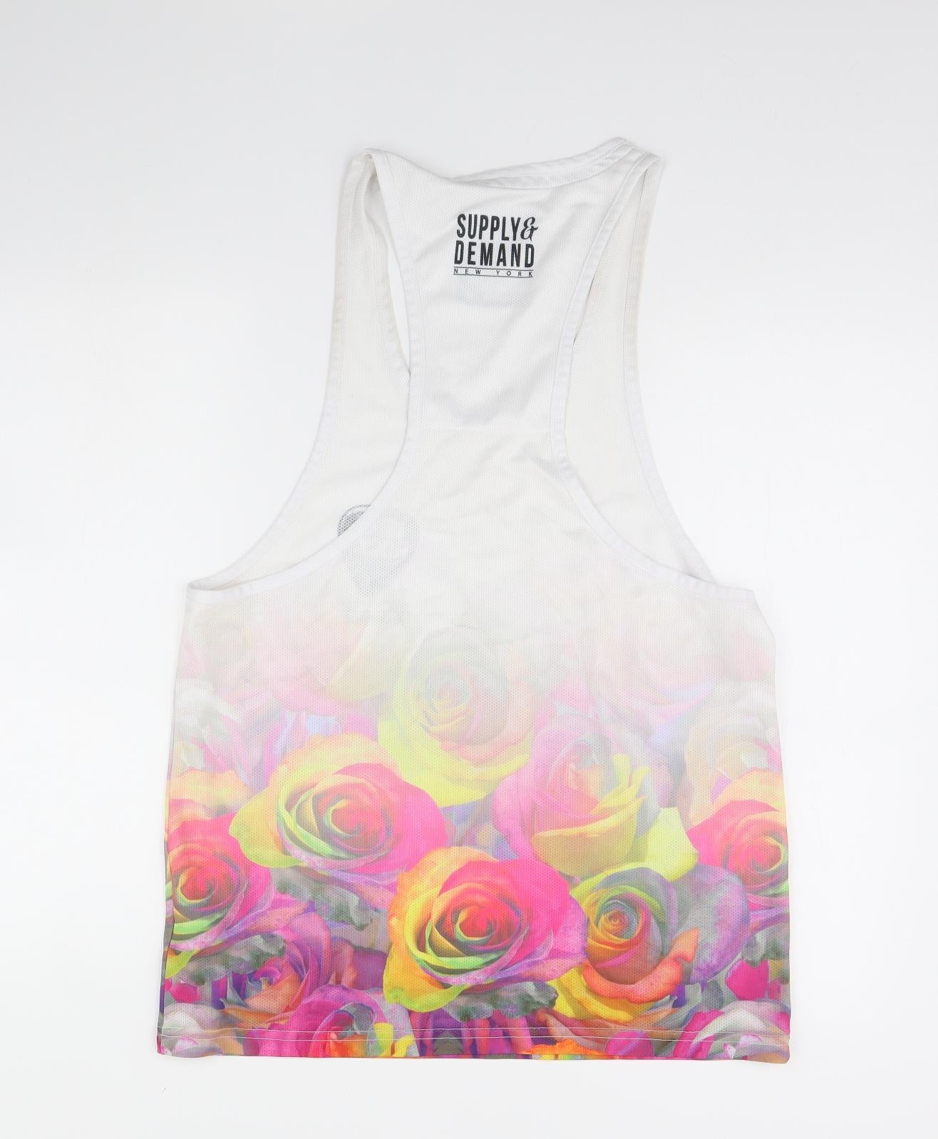 Supply & demand Mens White    T-Shirt Size M  - ibiza rocks