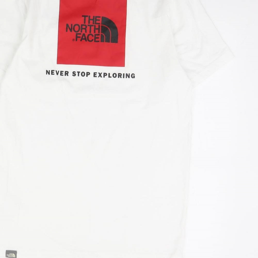 The North Face Mens White    T-Shirt Size S