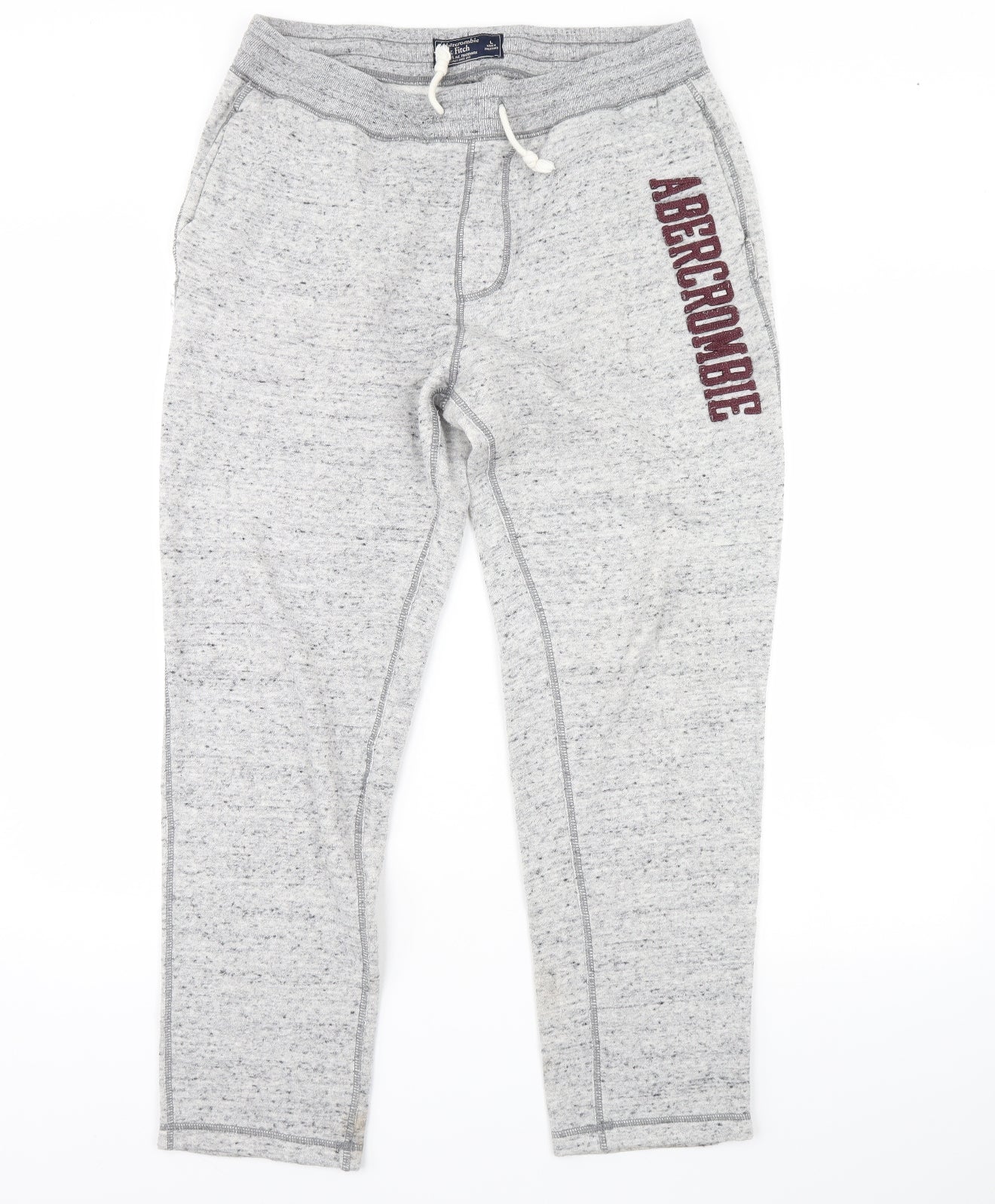 Abercrombie & Fitch Mens Grey   Jogger Trousers Size L L31 in