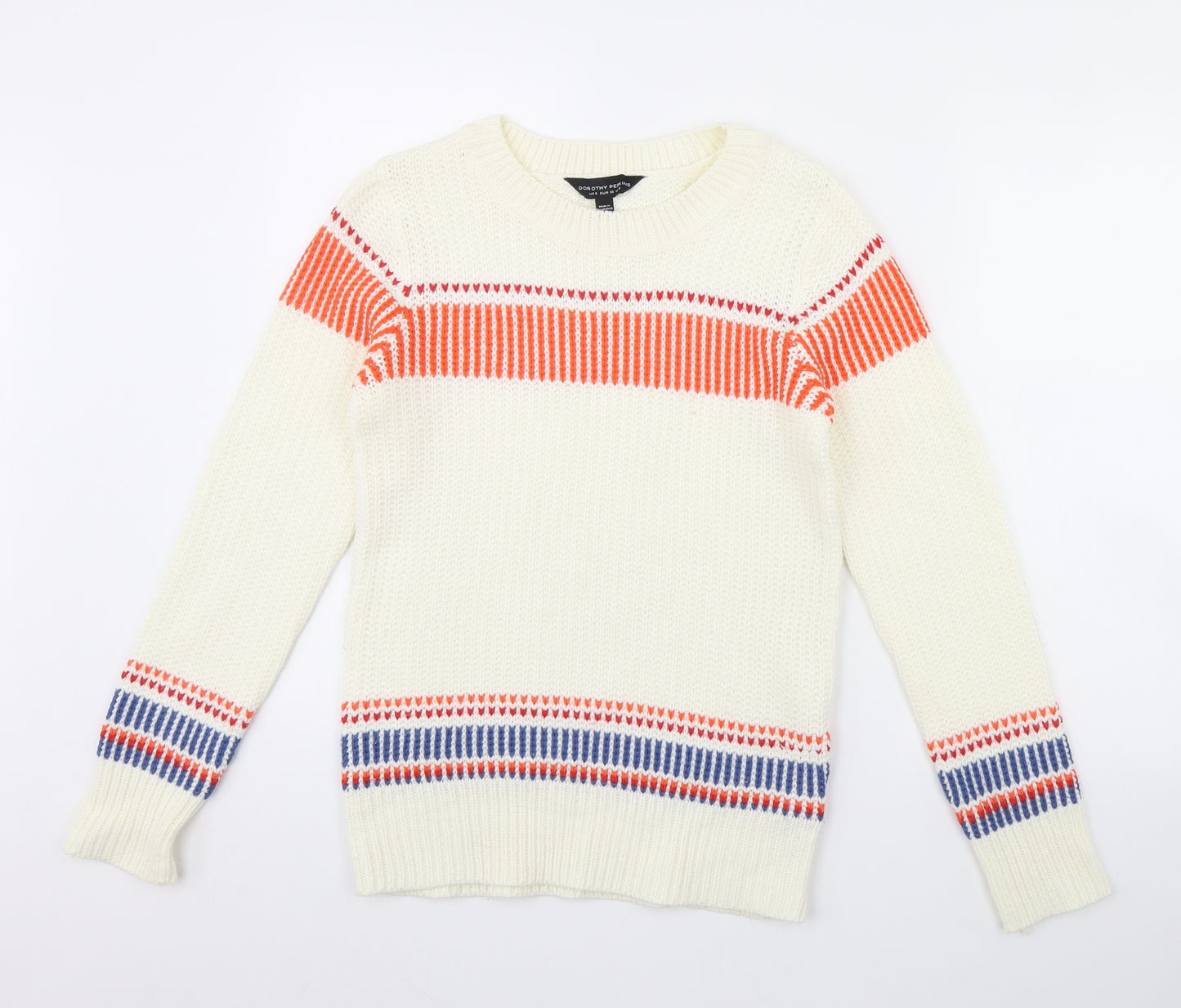 Dorothy Perkins Womens Ivory   Pullover Jumper Size 10