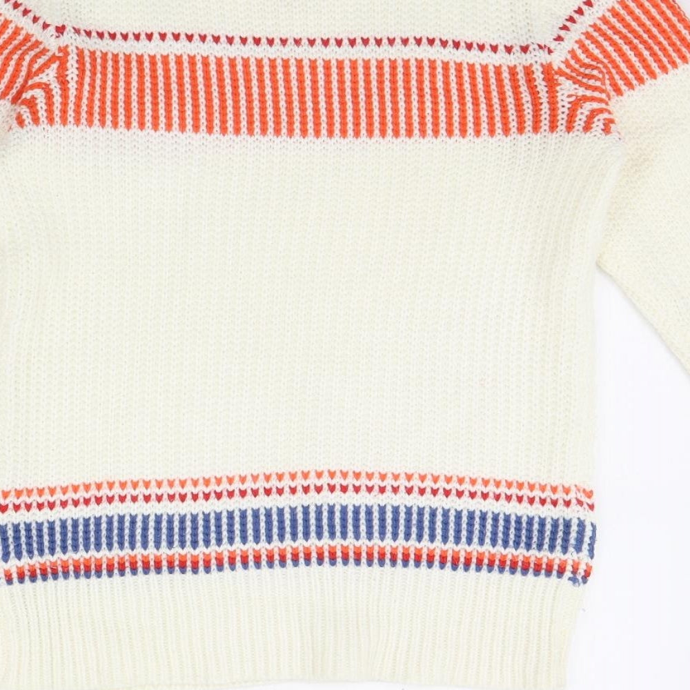 Dorothy Perkins Womens Ivory   Pullover Jumper Size 10