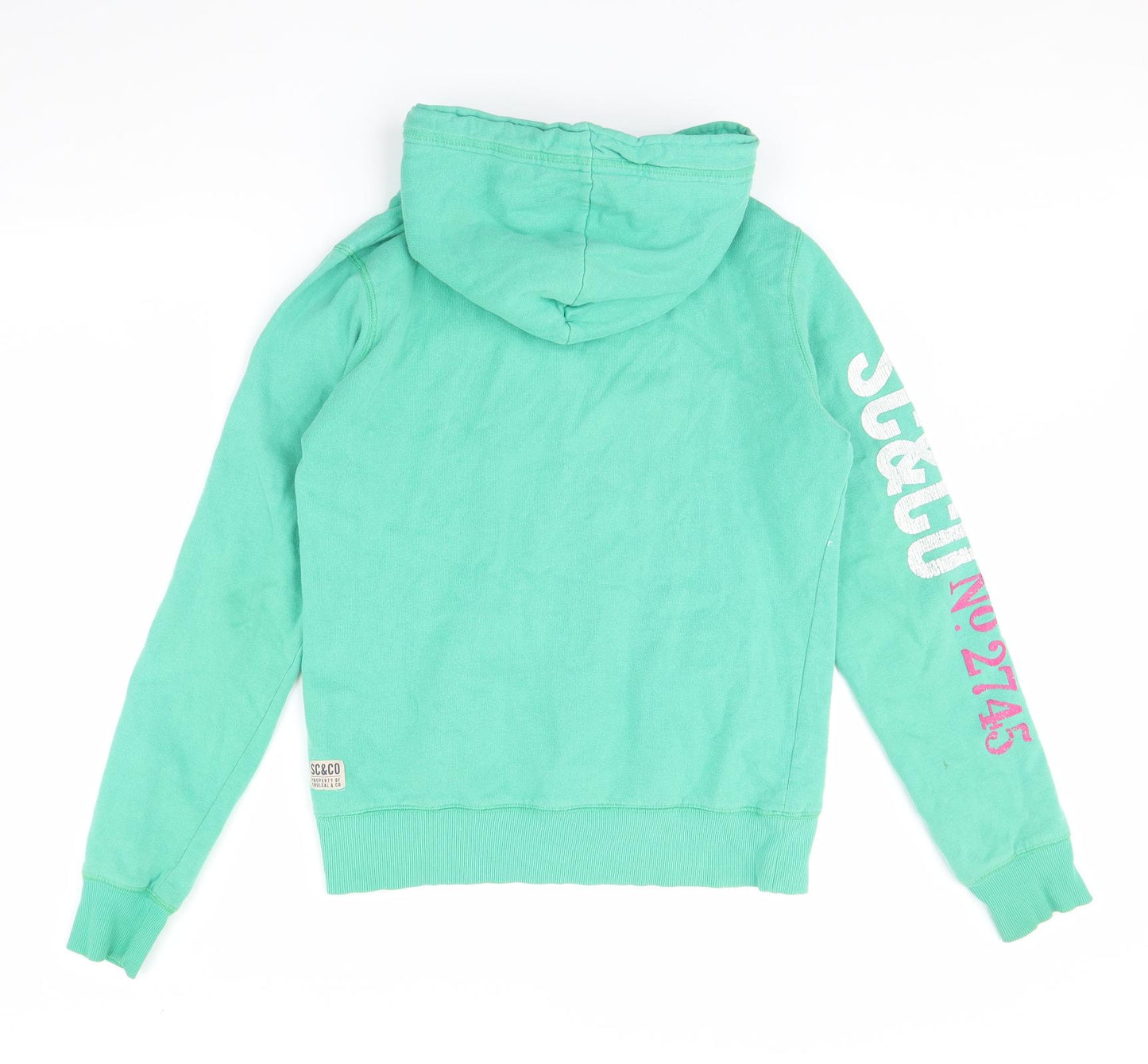SoulCal&Co Womens Green   Pullover Hoodie Size 10