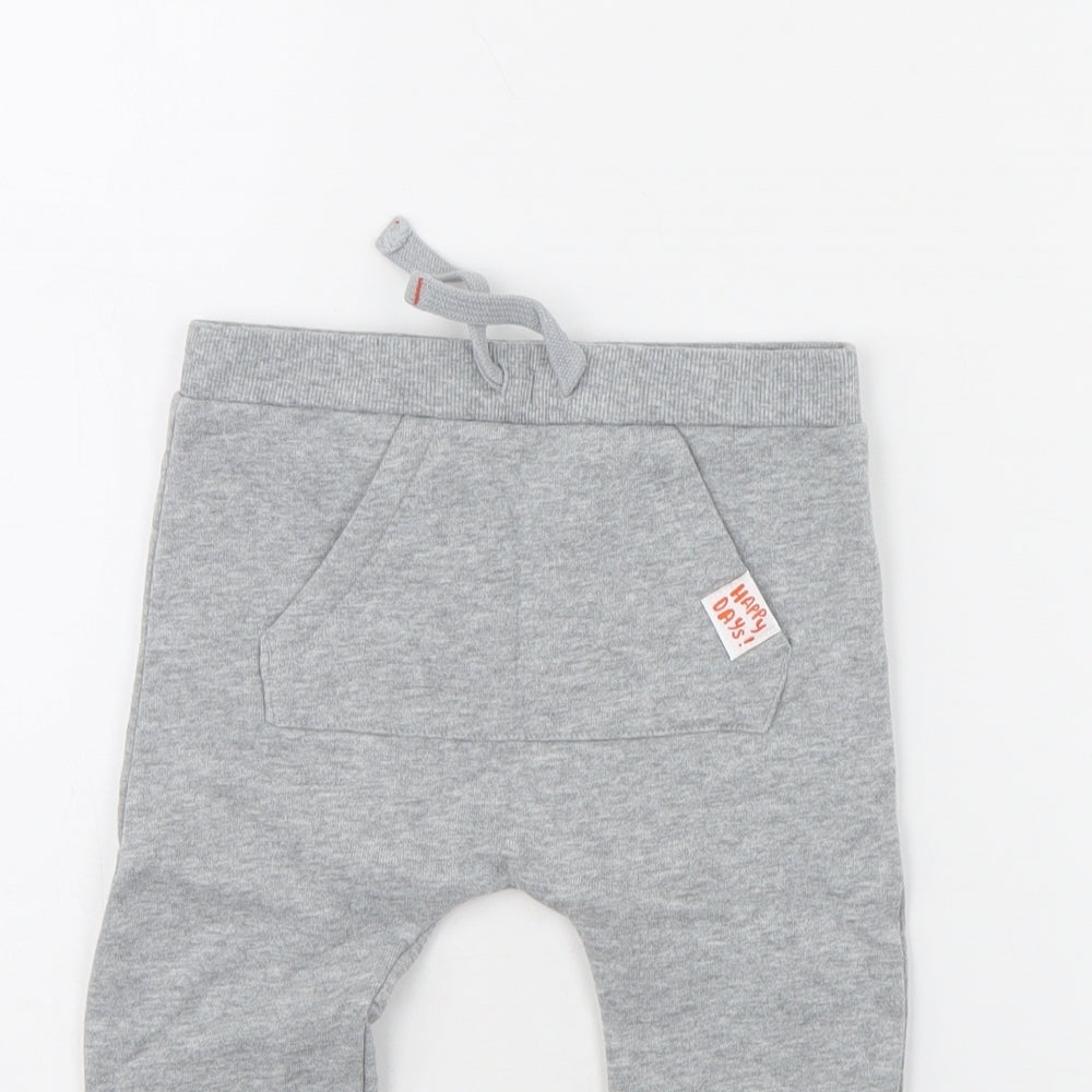 Fred & FLo Baby Grey   Jogger Trousers Size 12 Months