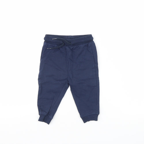 so cute Baby Blue   Jogger Trousers Size 6-9 Months