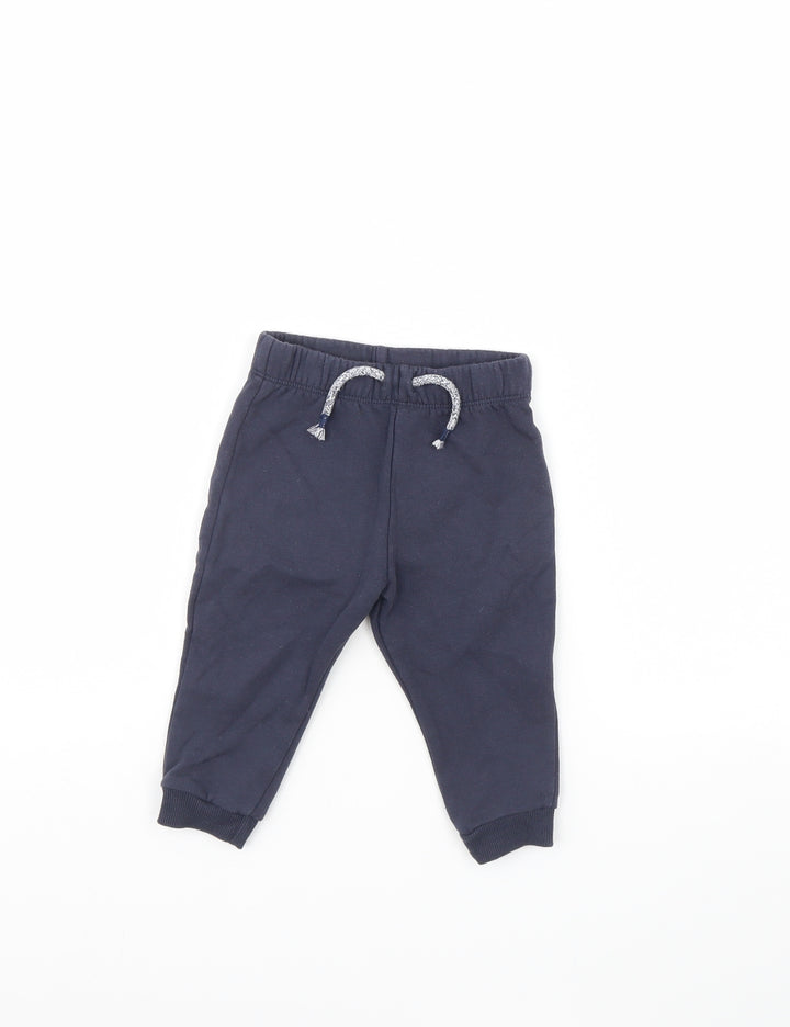 Fred & FLo Baby Blue   Jogger Trousers Size 9 Months